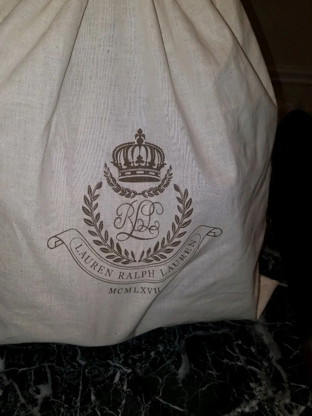 Lauren Ralph Lauren Two-Tone Tan & Camel Hobo Bag